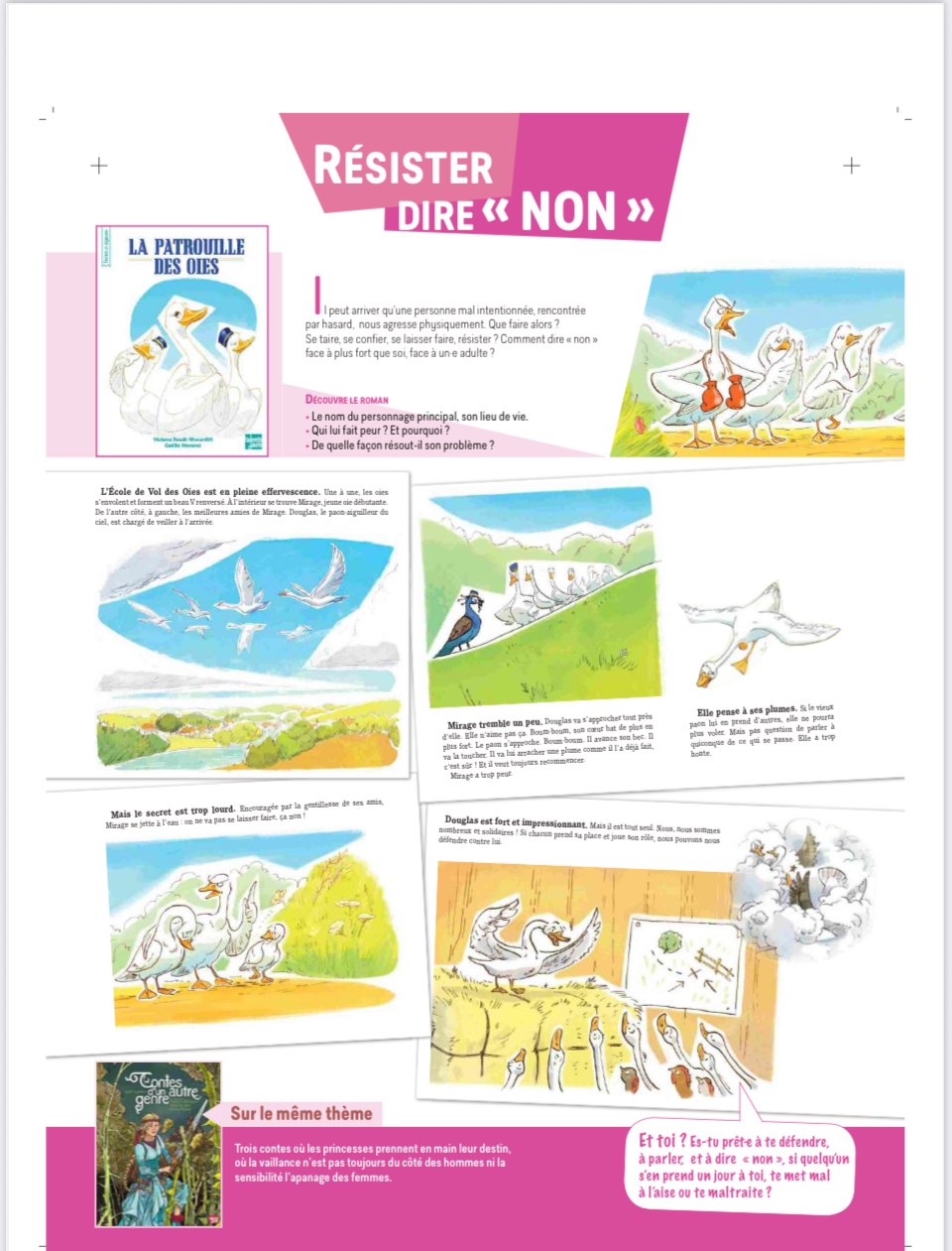 Exposition : « lire pour l’égalité », prolongements en classe.