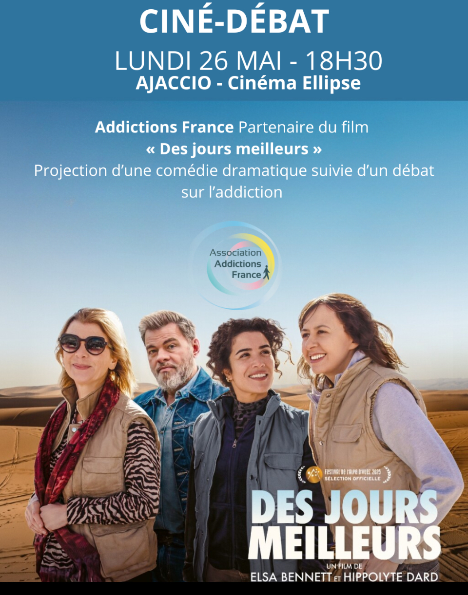 Projections proposées par l’Association Addiction France Corse