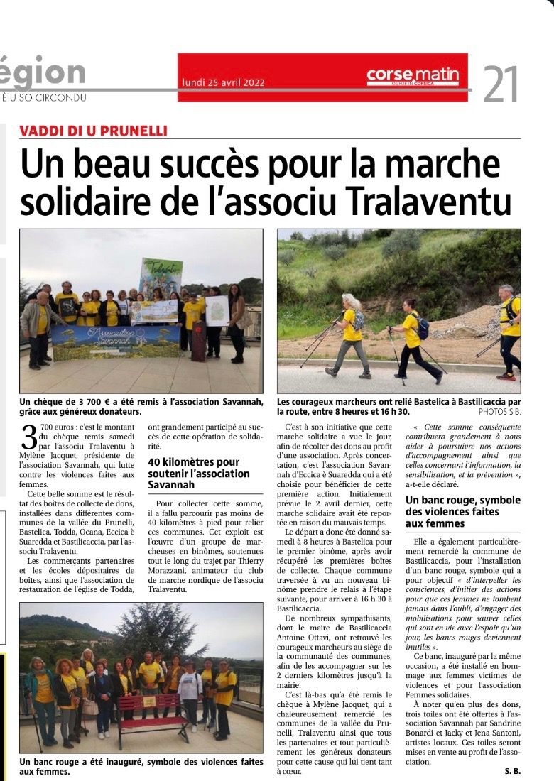 MARCHE SOLIDAIRE – ASSOCIATION A TRALAVENTU