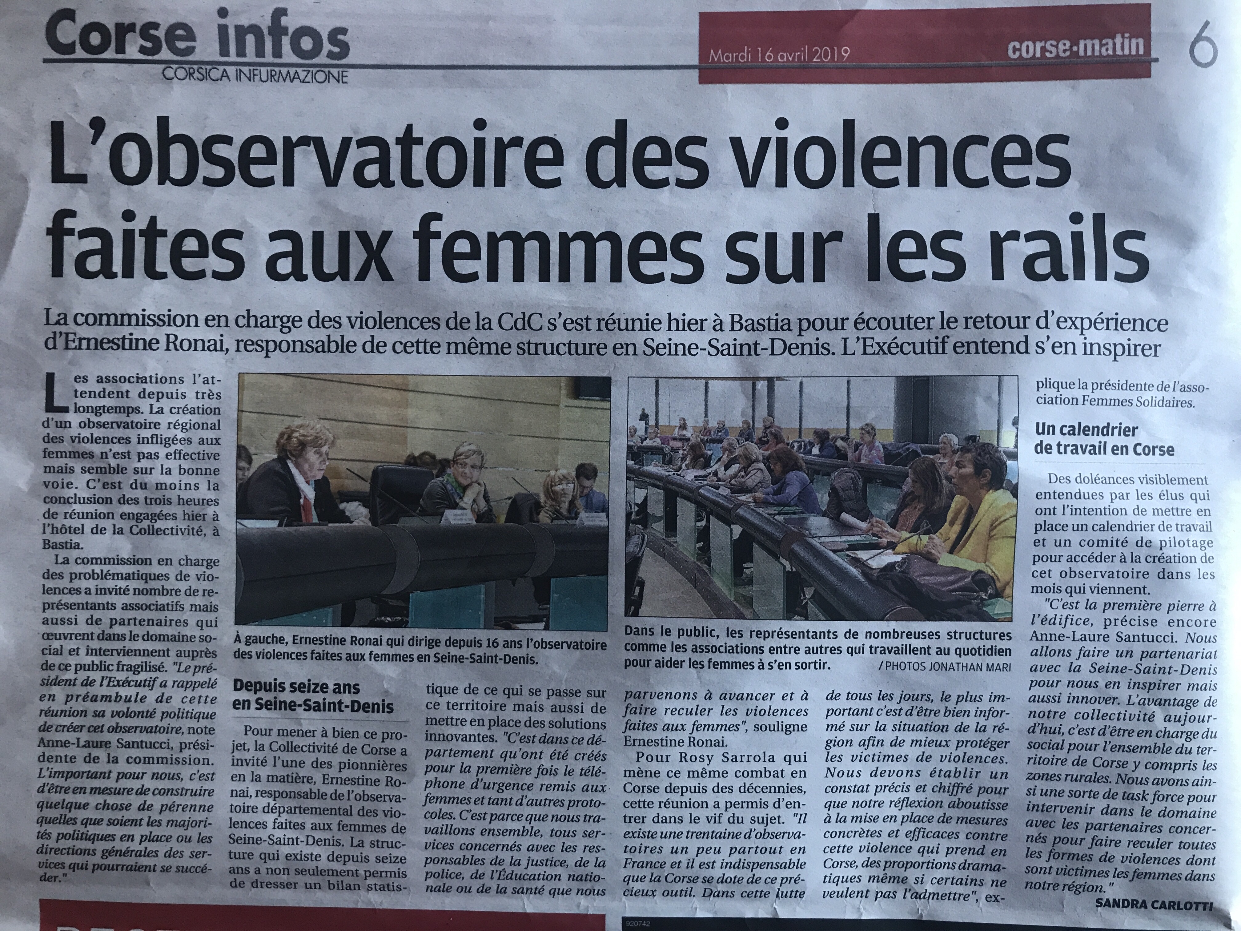 Lire ou relire l’article « L’observatoire des violences faites aux femmes sur les rails »