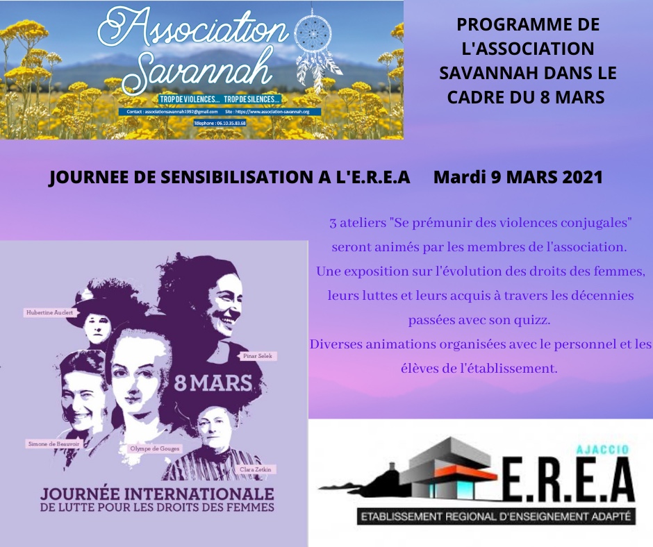 intervention à l’E.R.E.A d’Ajaccio